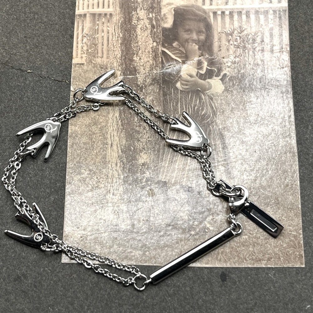 Authentic McQ by Alexander McQueen Delicate Swallow Bracelet 🔥Rare!🔥